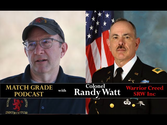 Guest Instructor: Special Forces Colonel Randy Watt of Warrior Creed